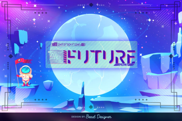 Ai Future: A Bold Display Font for Digital Marketing