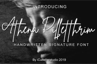 Athena Dilletthrim: A Script Handwritten Font