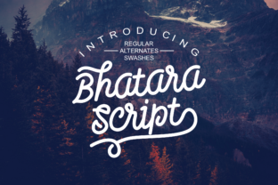 Bhatara: A Vintage Script Font for Business Branding