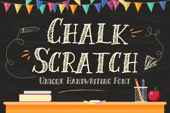 Chalk Scratch: A Playful Font for Creative Projects