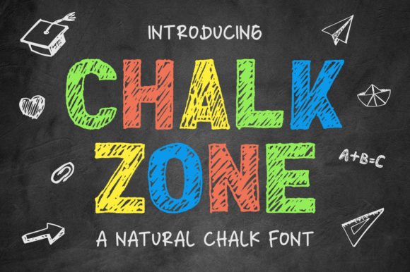 Chalk Zone: A Bold Font for Creative Projects