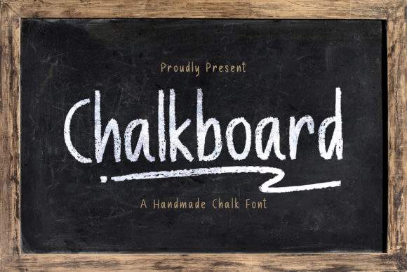 Chalkboard Font for Web Design