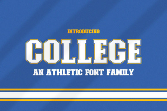 College: A Friendly Display Font