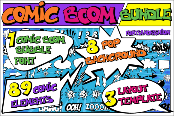 Comic Boom Font for Creative Makers