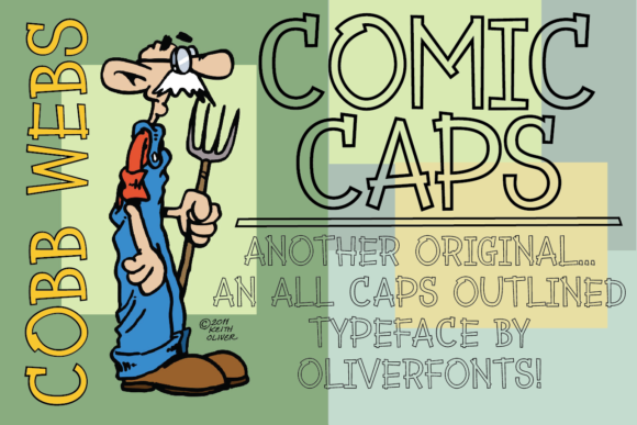 Comic Caps: A Fun Typeface for Creative Projects
