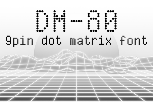 DM-80: A Retro Display Font for Modern Design