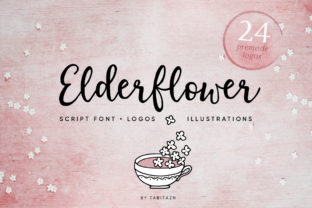 Elderflower: A Delicate Script for Elegant Design