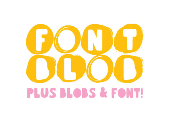 Font Blob Family: A Playful Typeface for Creative Projects