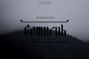 Gemuruh: A Modern Blackletter Font