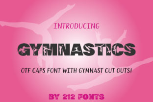 Gymnastics Font for Editorial Design