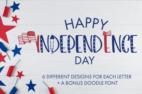 Happy Independence Day Font