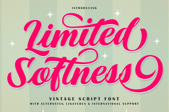 Limit Softness Font for Business