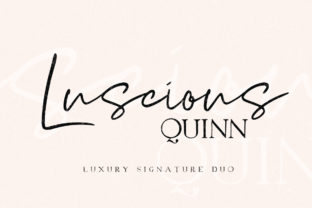 Luscious Quinn Duo: A Luxurious Font Pair