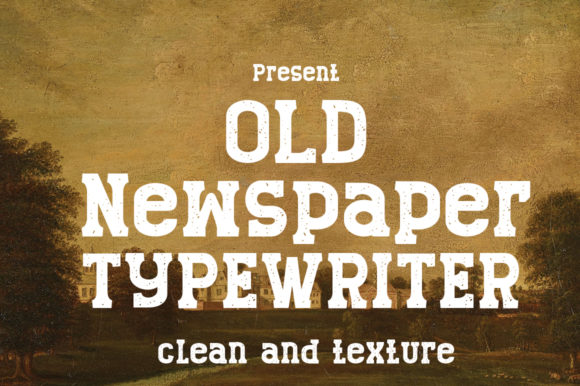 Old Newspaper: A Vintage Display Font