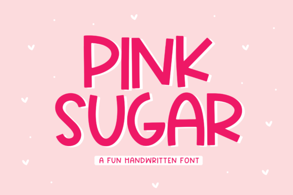 Pink Sugar Font for Creative Makers