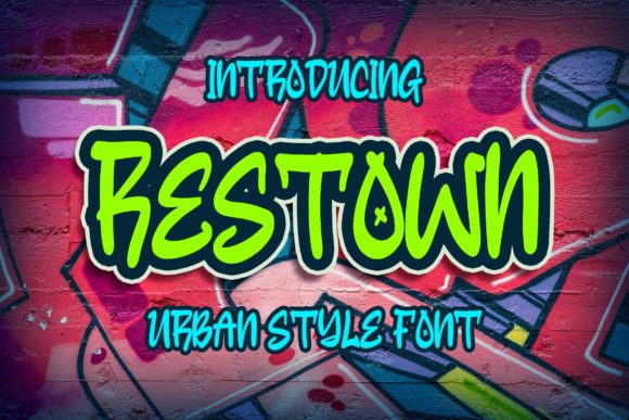 Restown: A Joyful Display Font