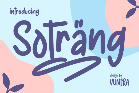 Sotrang Font: A Fun and Friendly Typeface