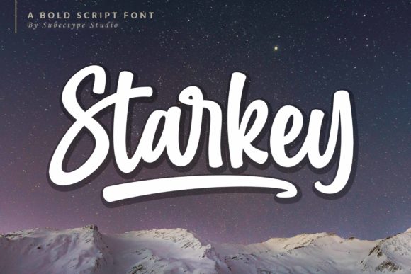 Starkey: A Bold Display Font for Elegant Design