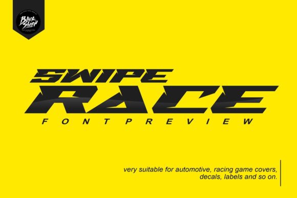 Swipe Race Font for Bold Branding