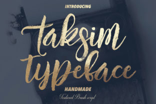 Taksim: A Bold Handwritten Font for Creative Campaigns