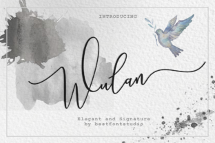 Wulan Script: A Stylish Font for Business Branding